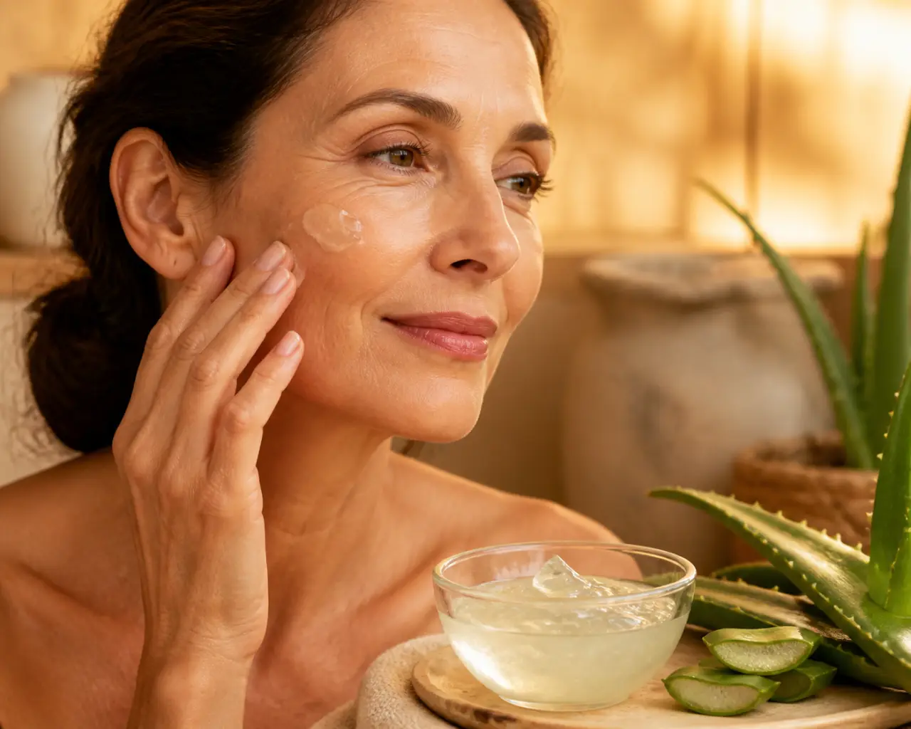 Aloe vera pour les rides du visage : hydrater les ridules et lisser sans promettre l’impossible