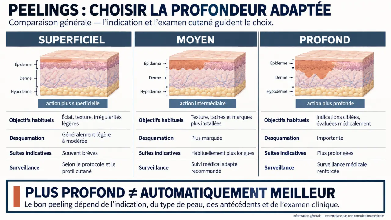 Avant apres peeling : comparaison des effets et des suites selon la profondeur du traitement