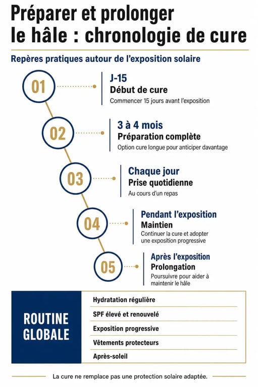 Complément alimentaire solaire : quand commencer la cure et comment l’intégrer à la routine
