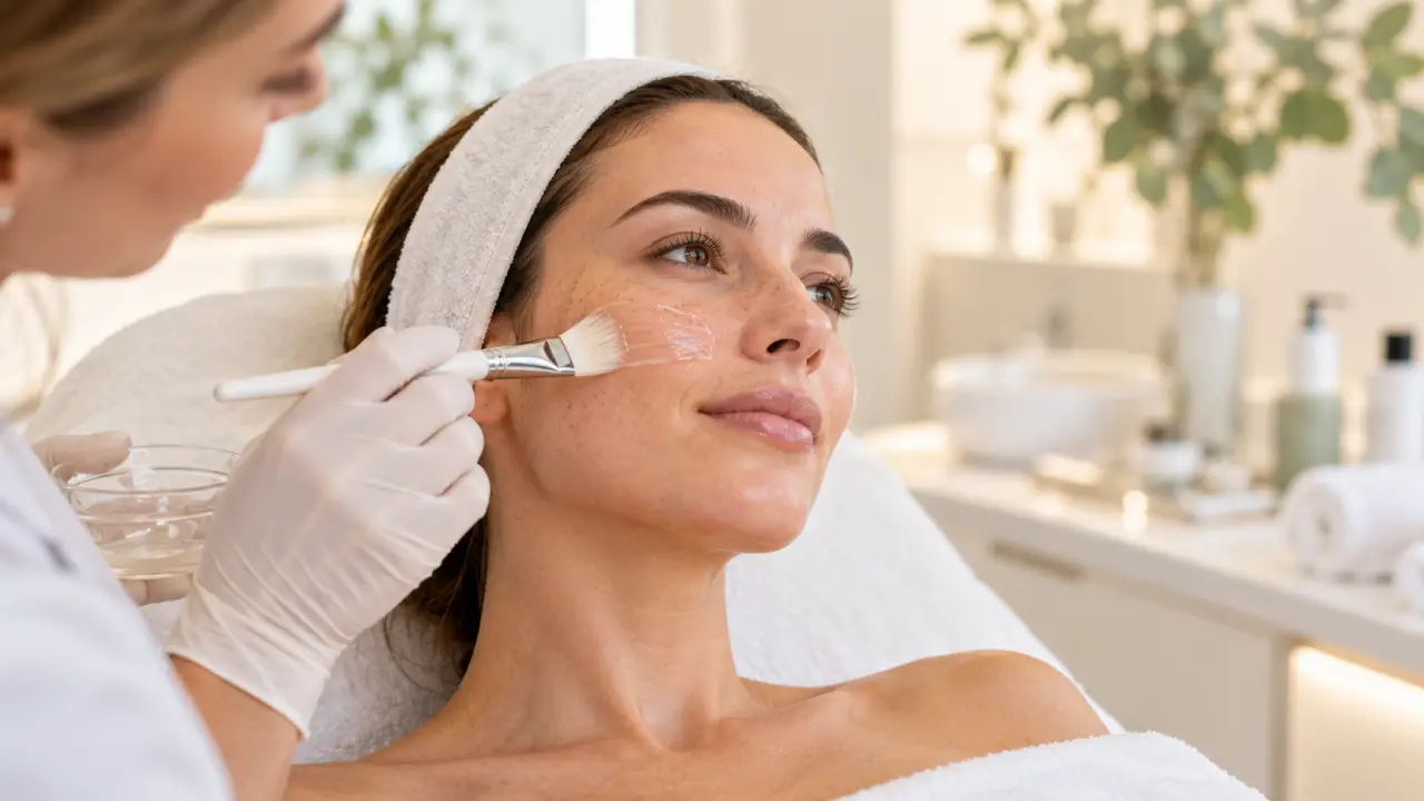 Femme au teint naturel et lumineux après un soin dermatologique doux